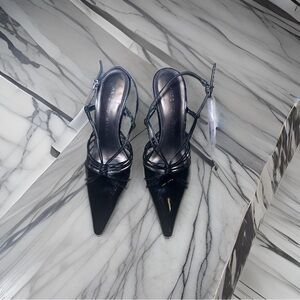 Antonio Melani Black Patent Leather Pointed Toe